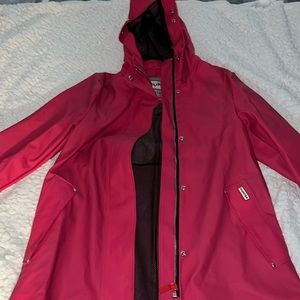 Hunter Pink Rain Jacket